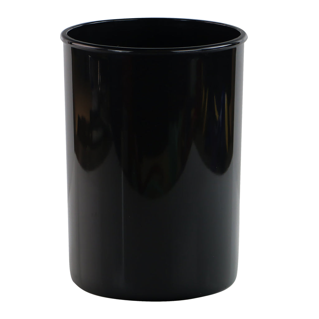 Large Plastic Utensil Holder, Black