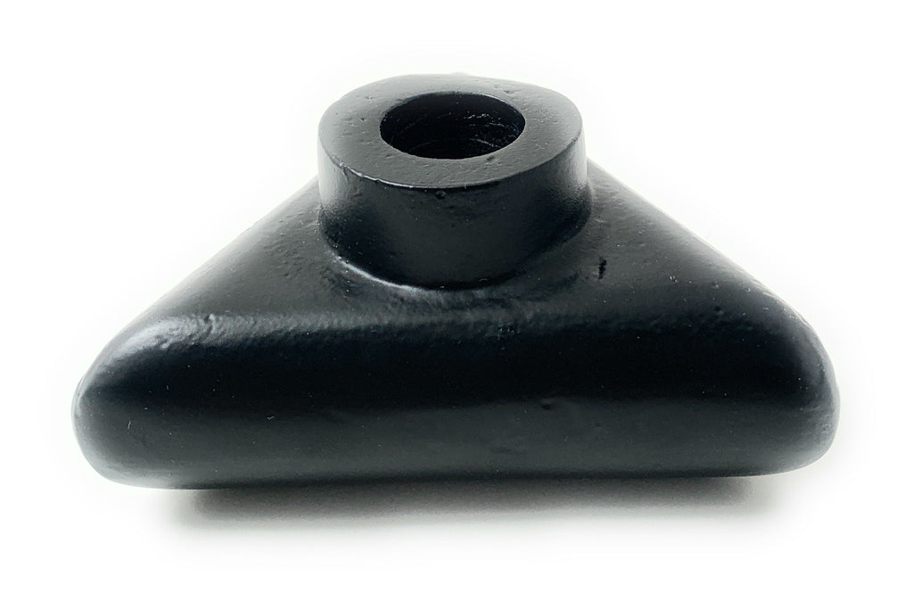 Vibhsa 2-in-1 Candle Holder | Tealight & Taper, Rustic Black, Handcrafted Aluminum