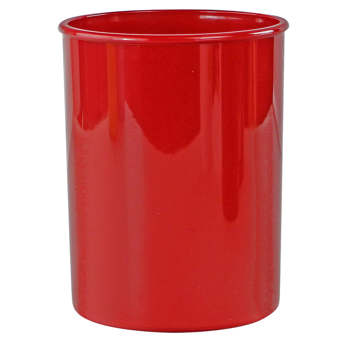 Mini Plastic Utensil Holder, Red