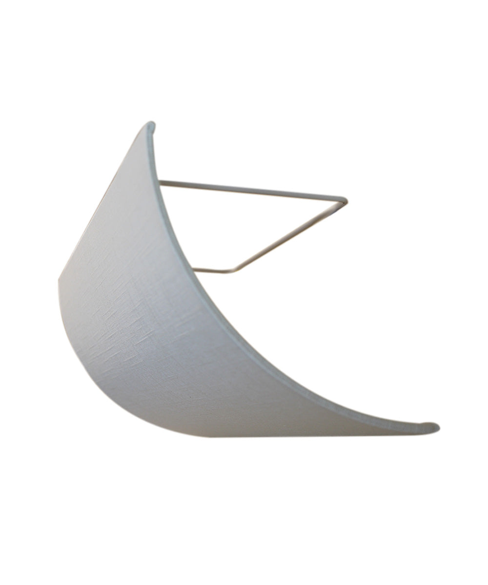 Moderne Bathroom Vanity Light Cover Refresh Kit, White Textured Fabric Shade, 26"W, No Wiring