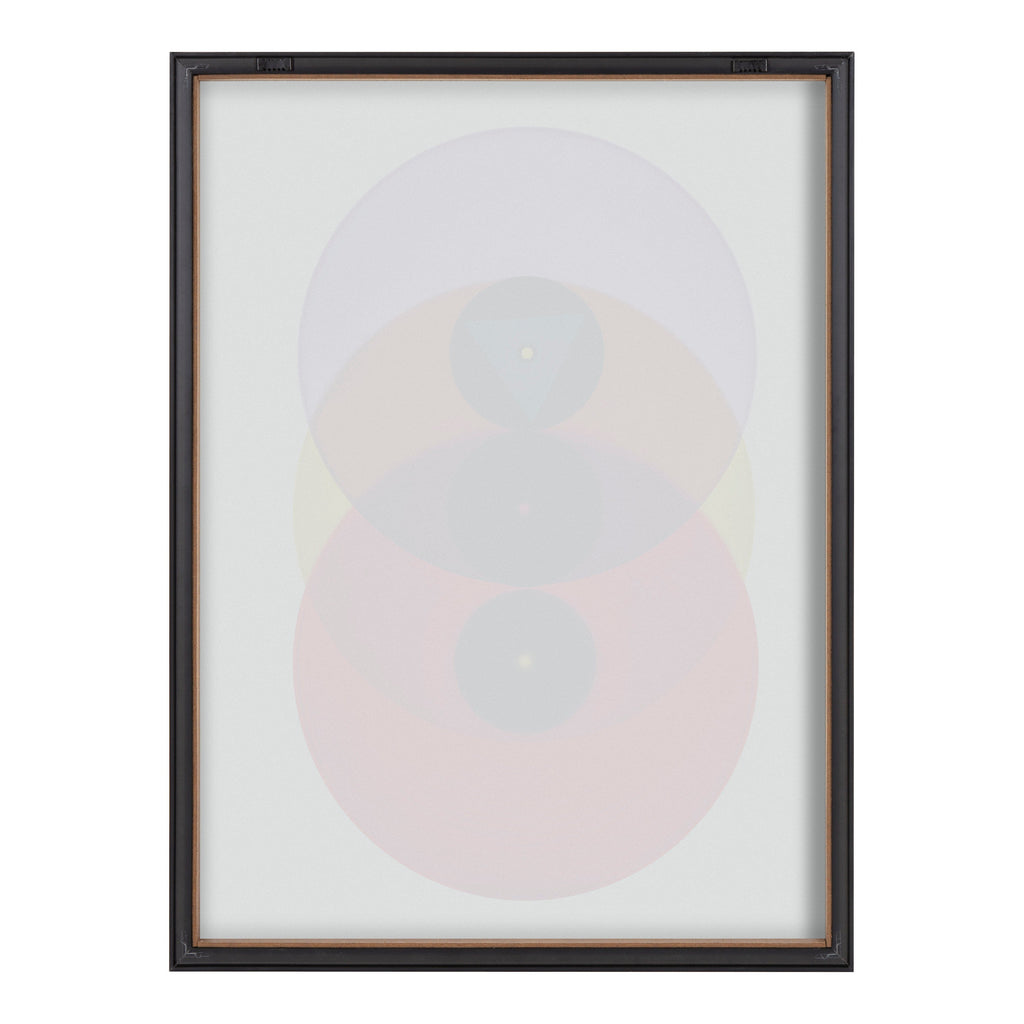 Blake Colorful Records Purple Red Framed Printed Glass by Emiko and Mark Franzen of F2Images