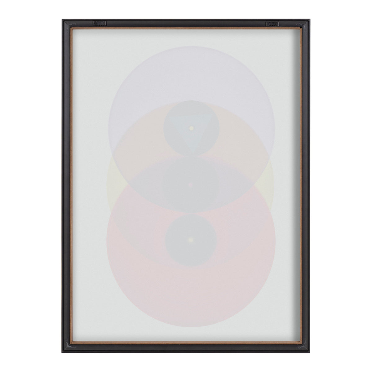 Blake Colorful Records Purple Red Framed Printed Glass by Emiko and Mark Franzen of F2Images
