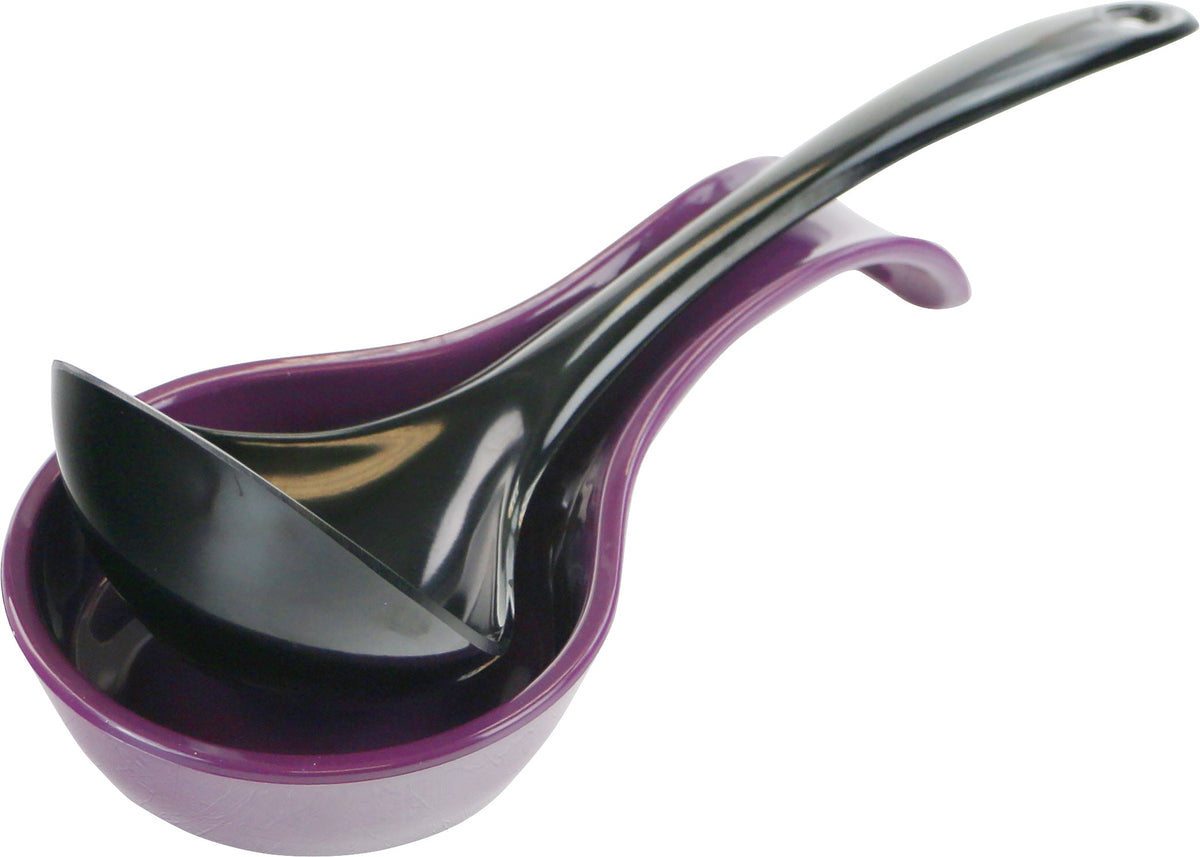 Plastic Spoon Rest, Plum