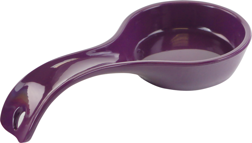 Plastic Spoon Rest, Plum