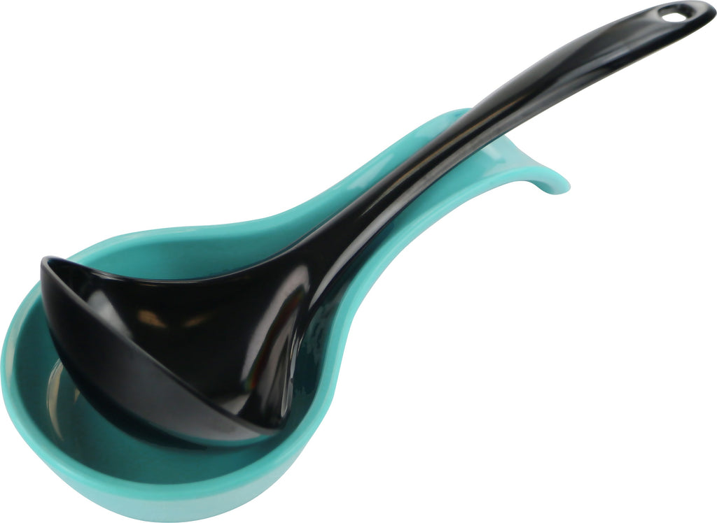 Plastic Spoon Rest, Turquoise
