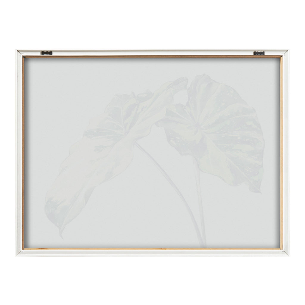 Blake Spotted Leaves Neutral Framed Printed Glass by Emily Marie Watercolors