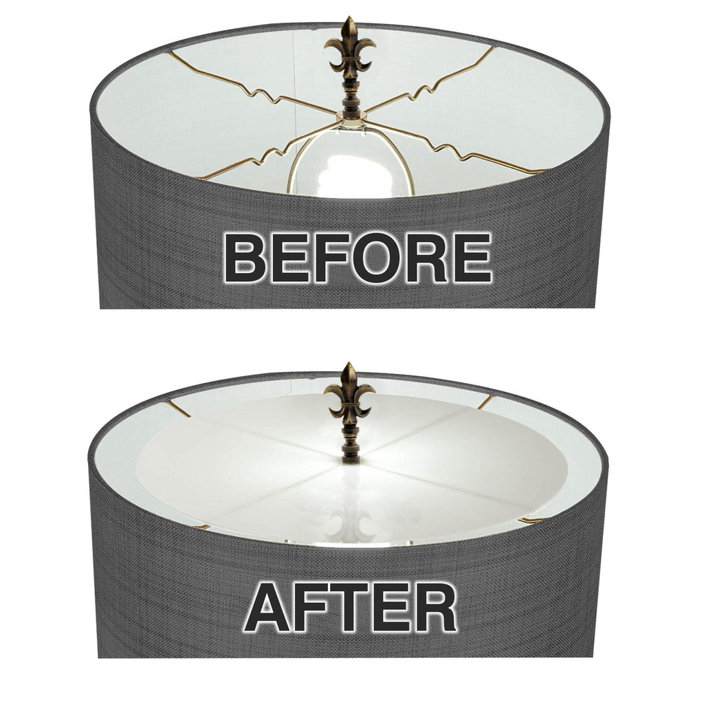 15.5" Round Diffuser Translucent Frosted White