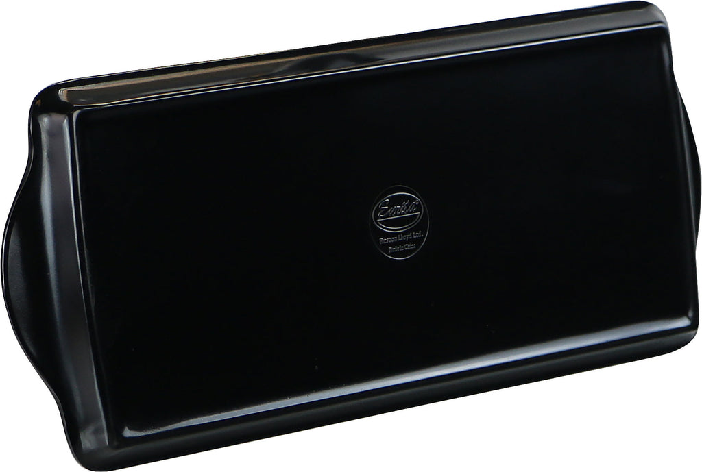 Reston Lloyd Melamine Tidbit Serving Tray, Black