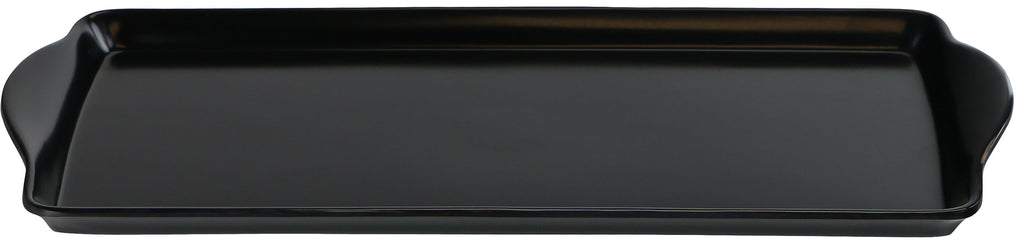 Reston Lloyd Melamine Tidbit Serving Tray, Black