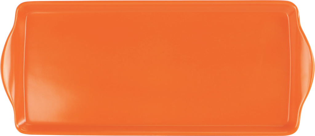 Reston Lloyd Melamine Tidbit Serving Tray, Orange