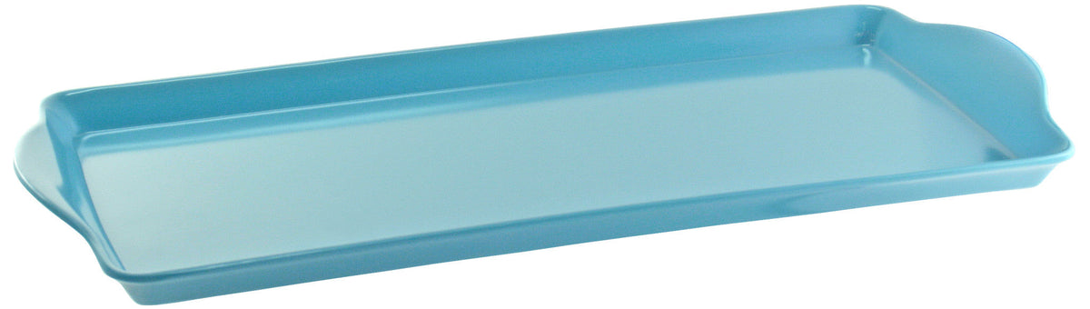 Reston Lloyd Melamine Tidbit Serving Tray, Turquoise