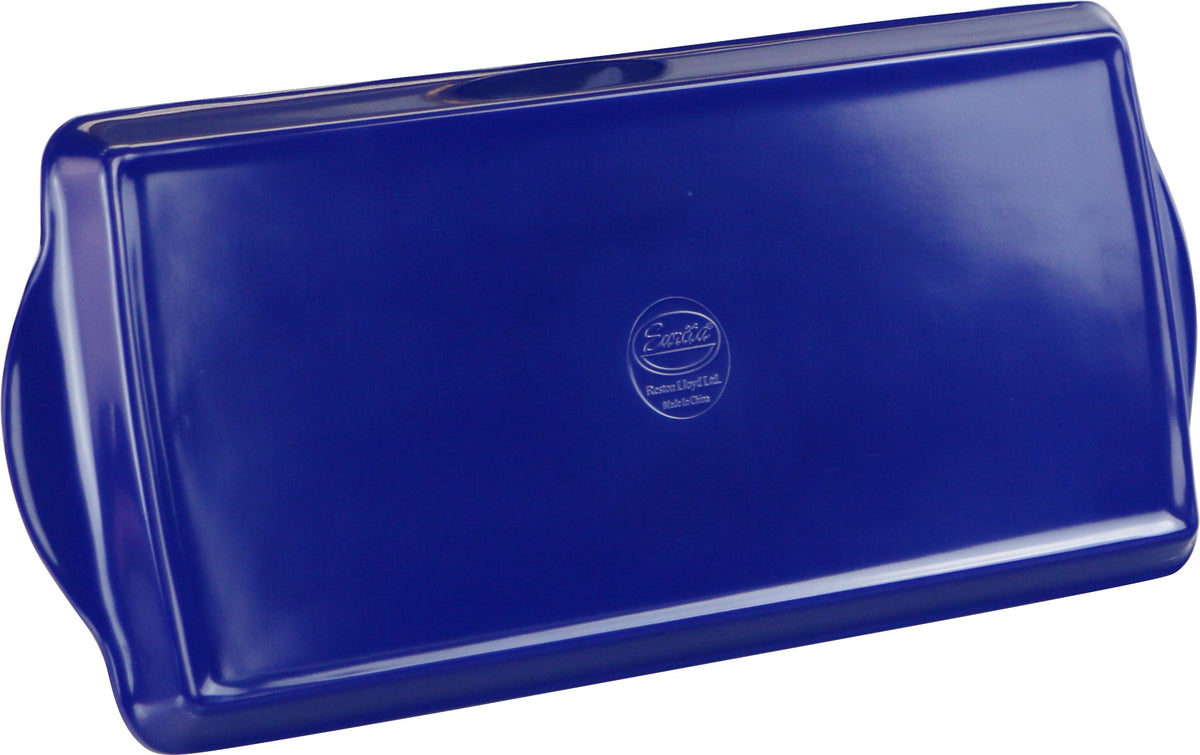 Reston Lloyd Melamine Tidbit Serving Tray, Indigo