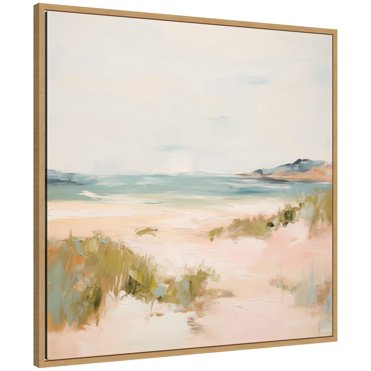 Tranquil Landscape V Square by Amy Lighthall Framed Canvas Wall Art Print