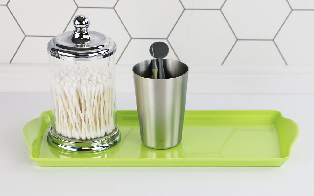 Reston Lloyd Melamine Tidbit Serving Tray, Lime