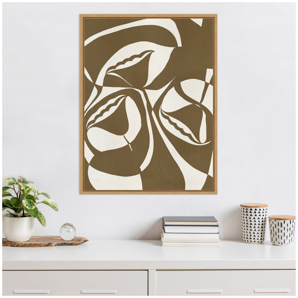 Sylvie Bound by Beauty 6 Framed Canvas by Shatha Al Dafai
