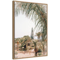 Sylvie Morning Walk to the Sea Framed Canvas by Alicia Abla