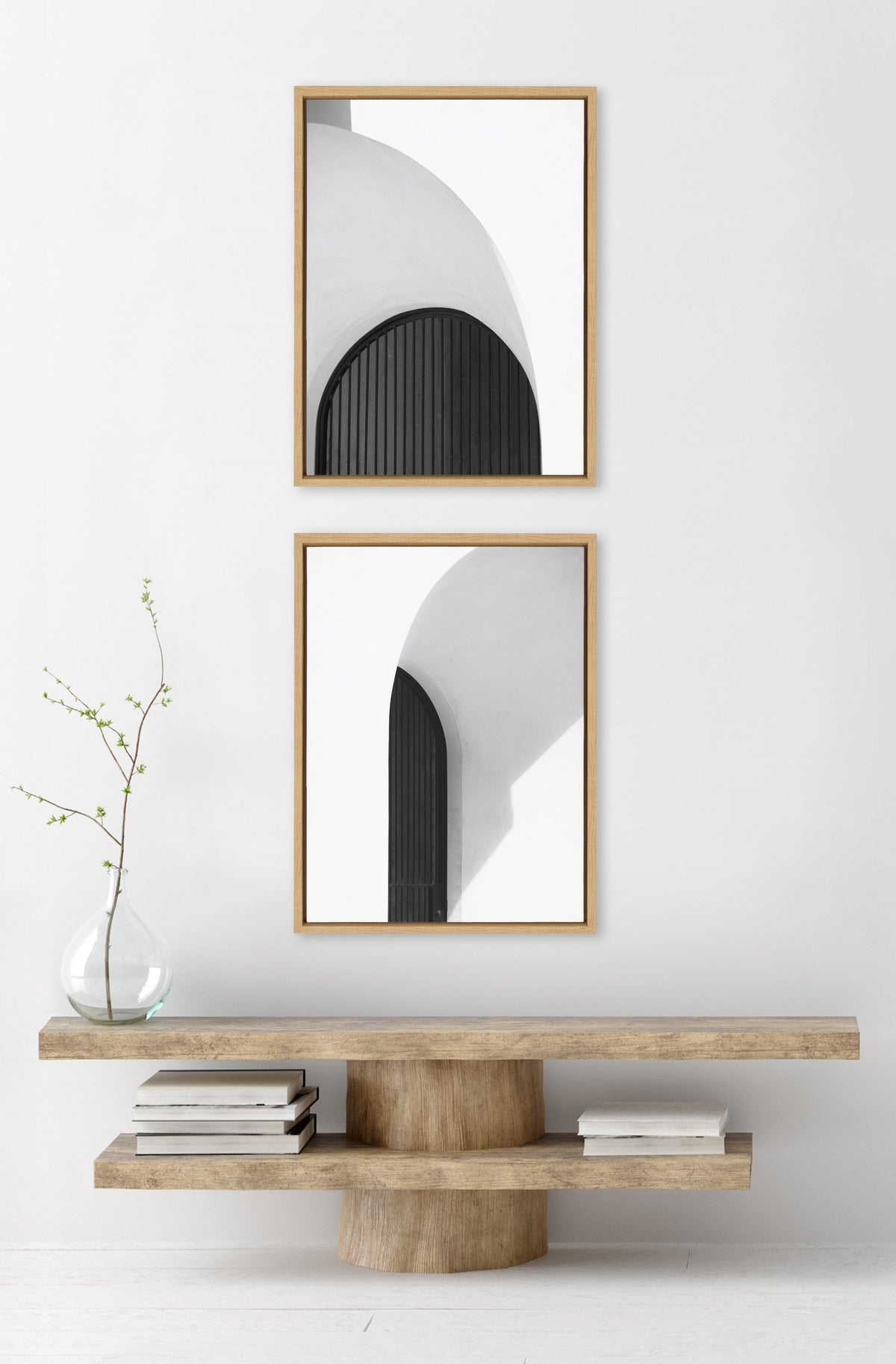 Sylvie Doorway 1 and 2 Framed Canvas Art Set of 2 by Alicia Abla