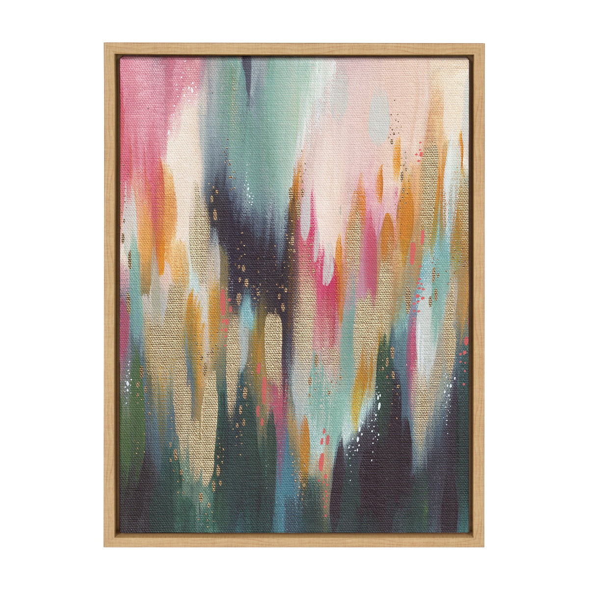 Sylvie Brushstroke 135 Framed Canvas by Jessi Raulet of Ettavee