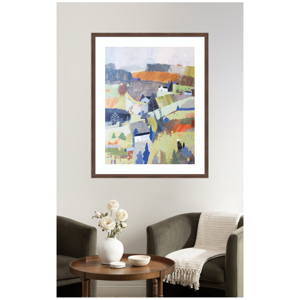 Framed Art Worlds View by Giuliana Lazzerini