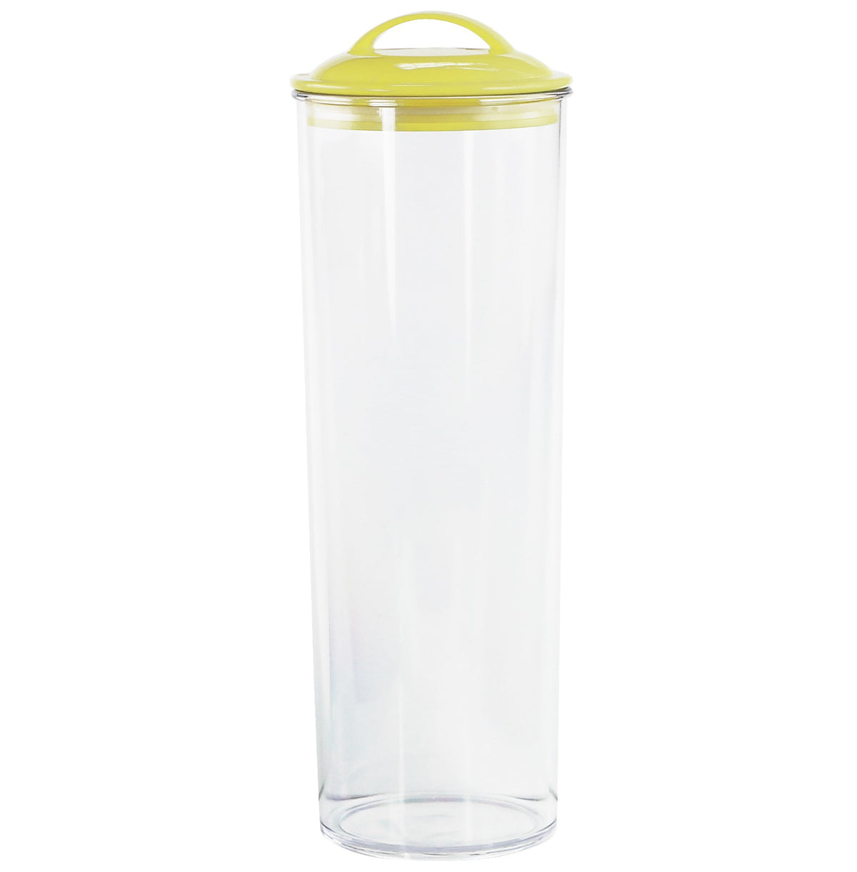Reston Lloyd Acrylic Spaghetti Canister with Airtight Lid, Lemon