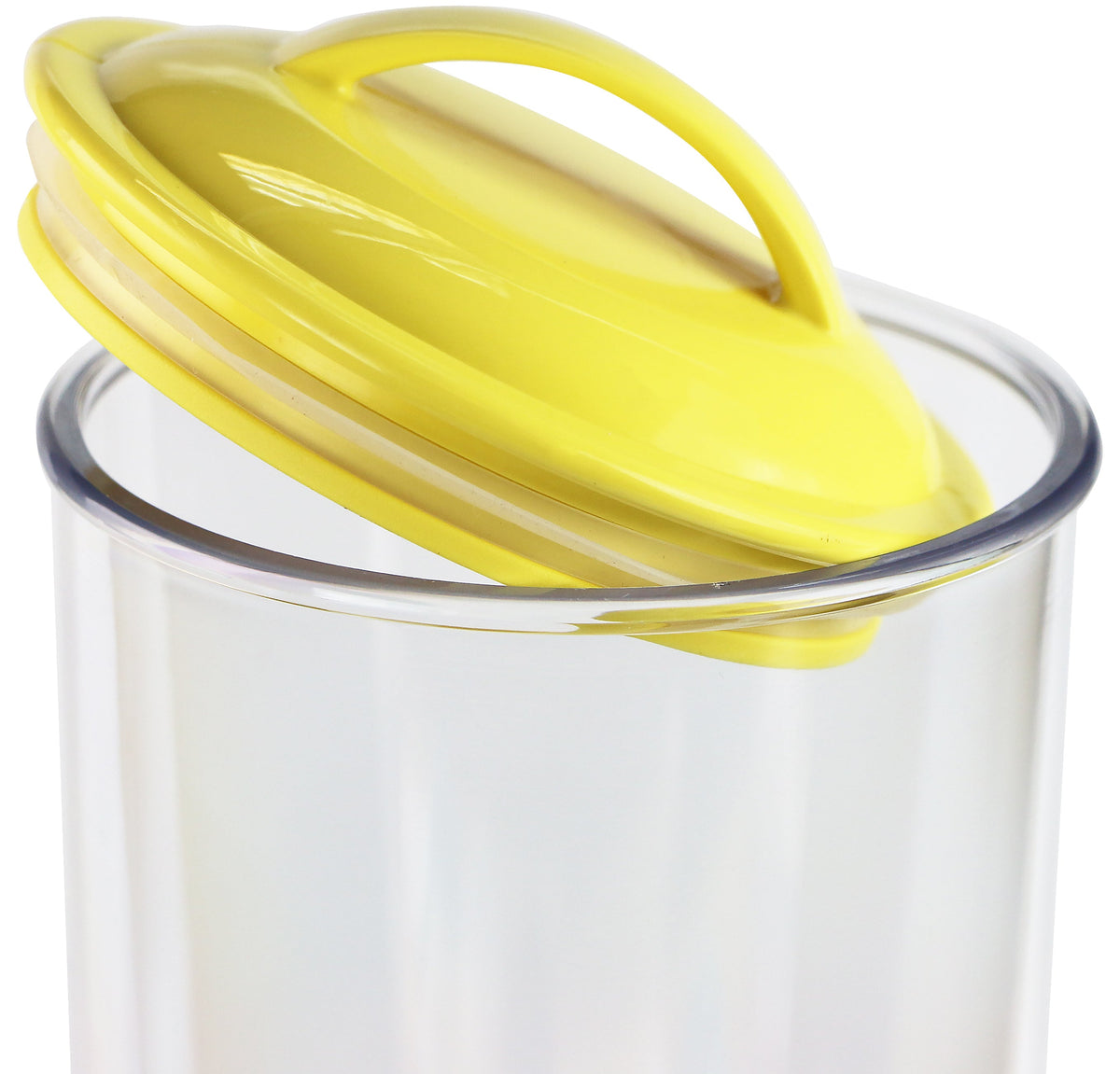 Reston Lloyd Acrylic Spaghetti Canister with Airtight Lid, Lemon