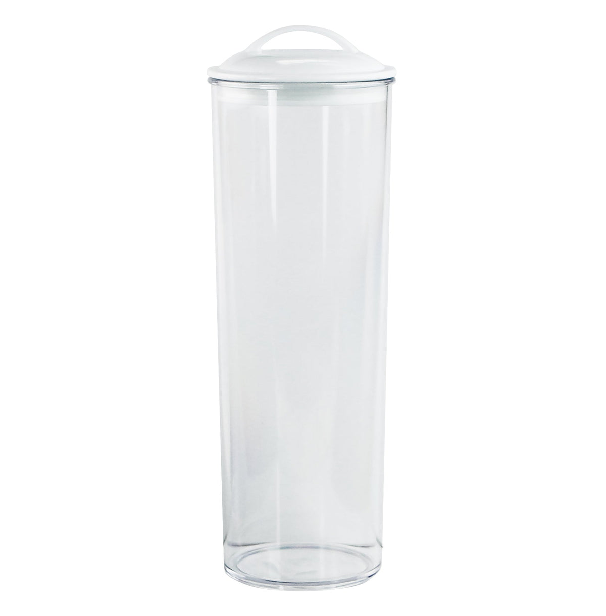 Reston Lloyd Acrylic Spaghetti Canister with Airtight Lid, White