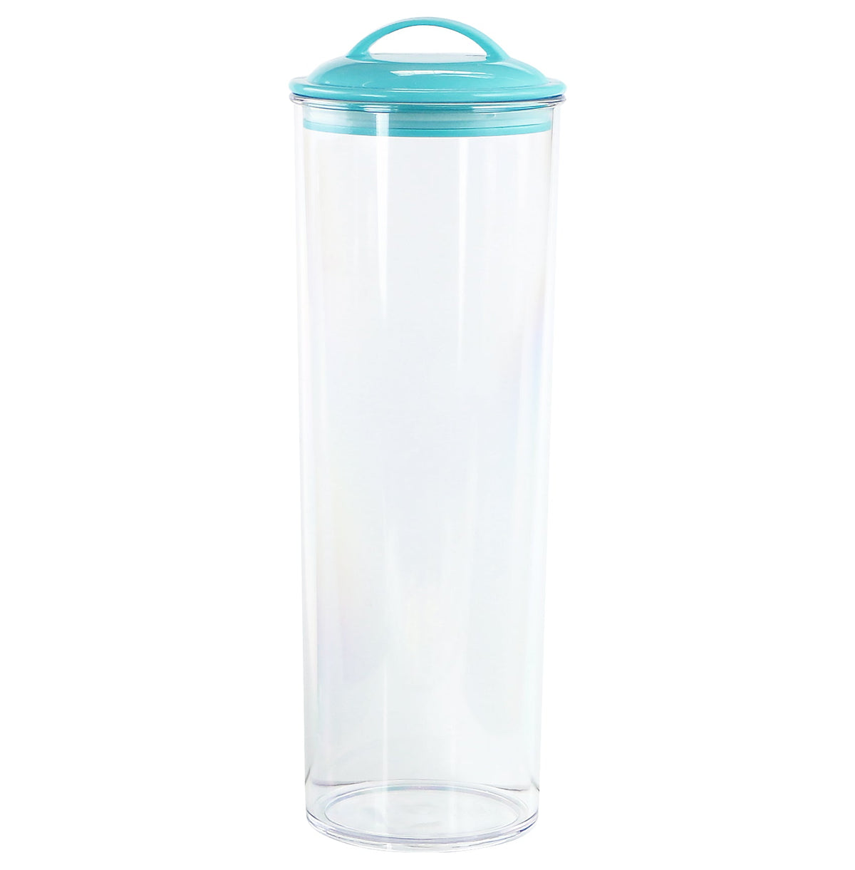 Reston Lloyd Acrylic Spaghetti Canister with Airtight Lid, Turquoise