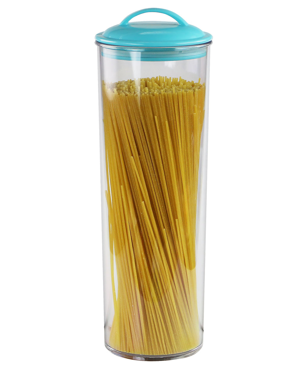 Reston Lloyd Acrylic Spaghetti Canister with Airtight Lid, Turquoise