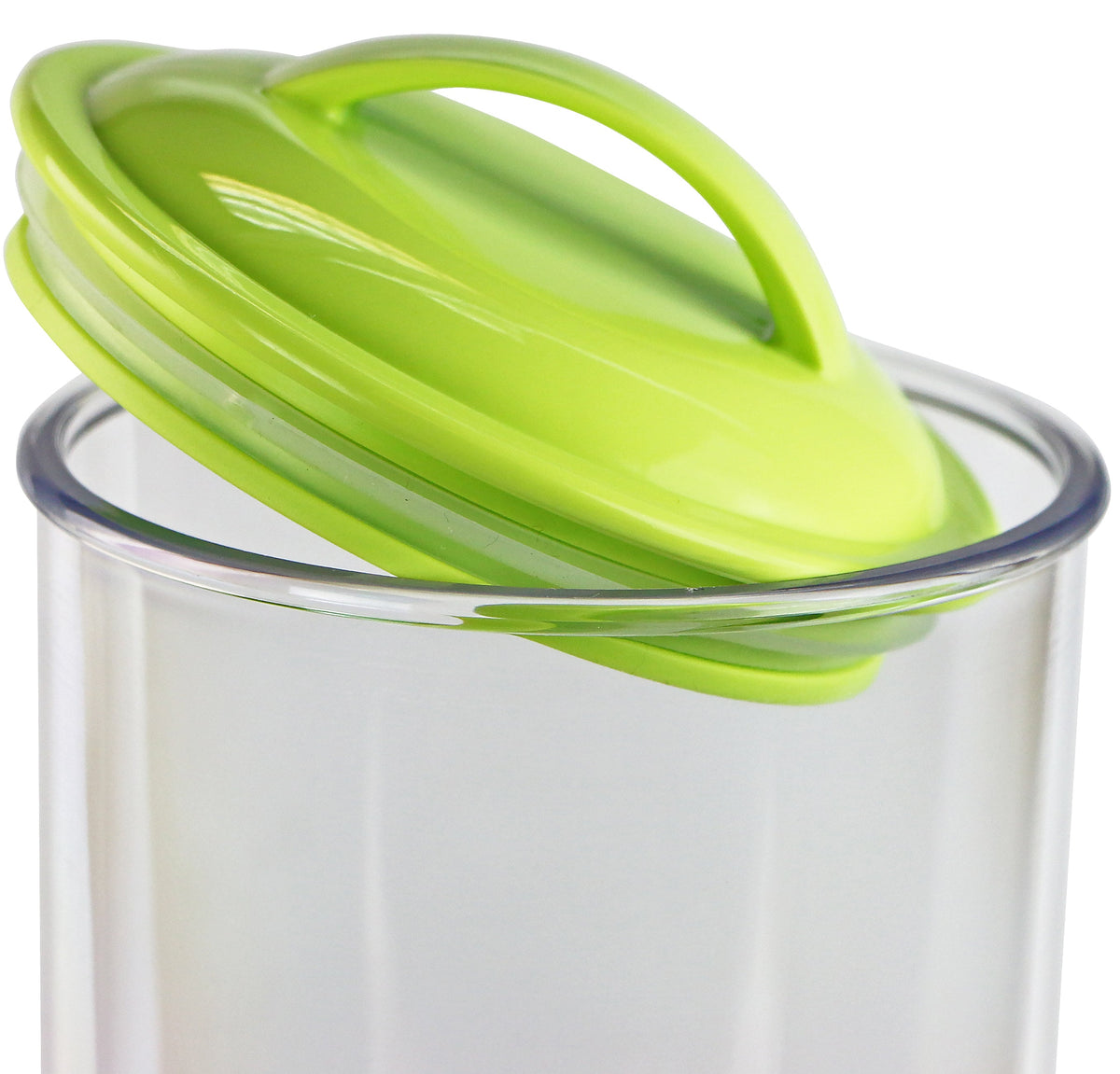 Reston Lloyd Acrylic Spaghetti Canister with Airtight Lid, Lime