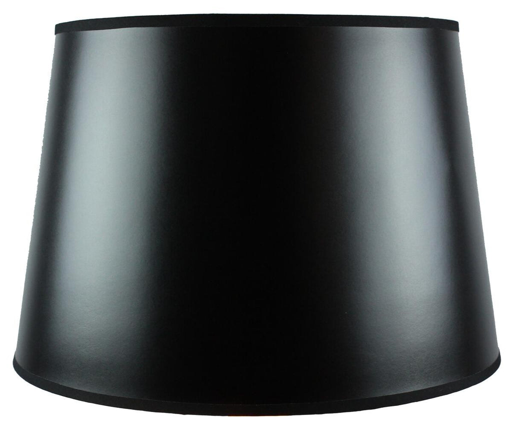 Home Concept Black Parchment Gold-Lined Floor Lamp Shade - 16"W x 11"H