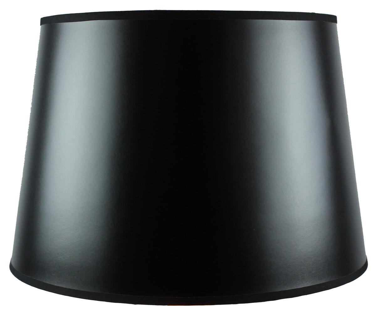 Home Concept Black Parchment Gold-Lined Floor Lamp Shade - 16"W x 11"H