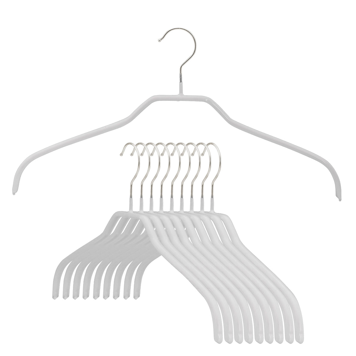 MAWA Silhouette 41-F Hanger, White
