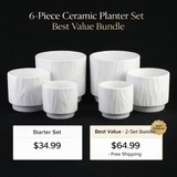 2-Pack sets(6 planters) - Best Value
