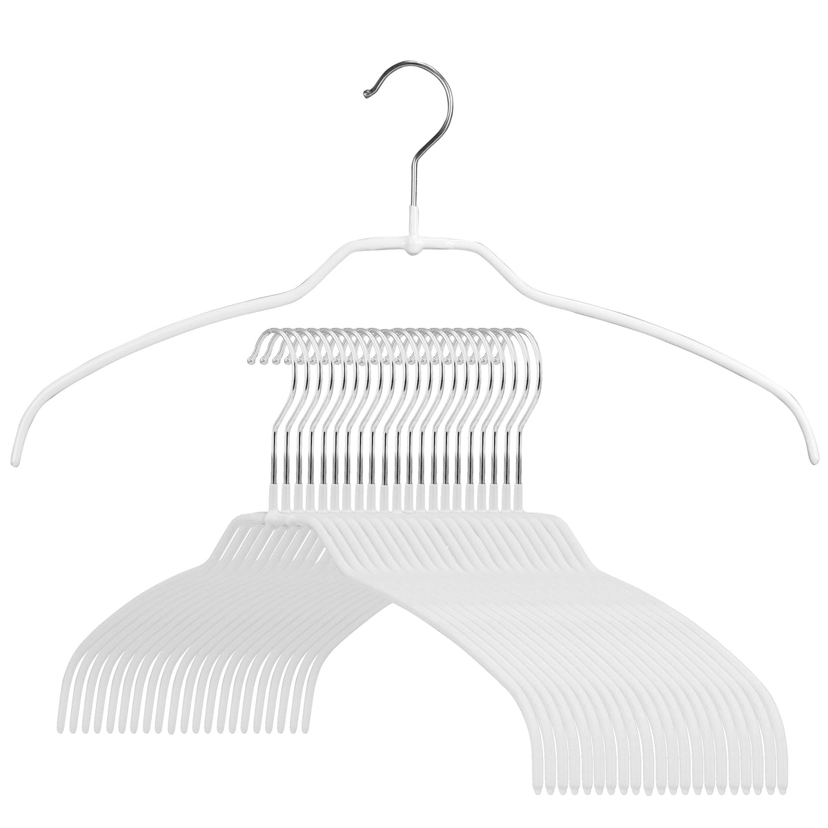 MAWA Silhouette Ultra Thin Narrow 36-FT, Hanger, White