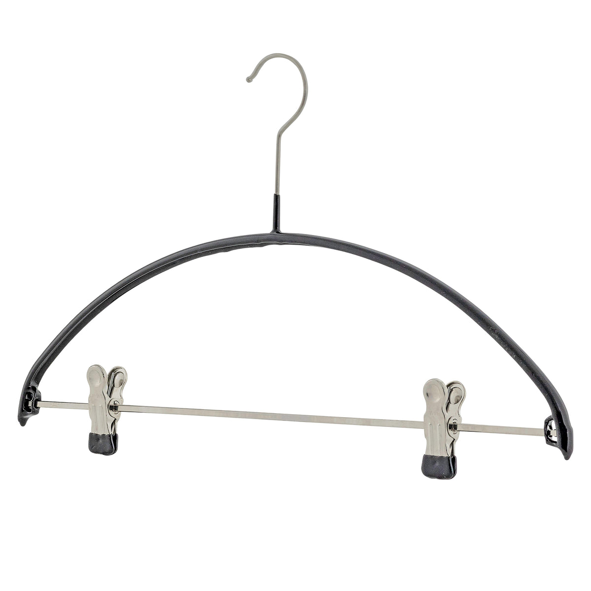 MAWA Euro 40-PK Hanger with Pant Bar & Two Clips, Black