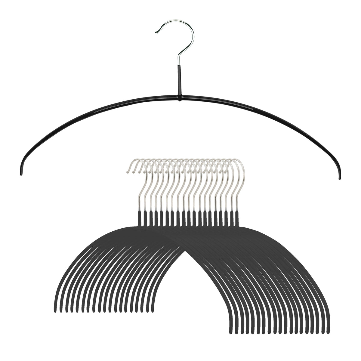 MAWA Euro Ultra Thin 36-PT Hanger, Black