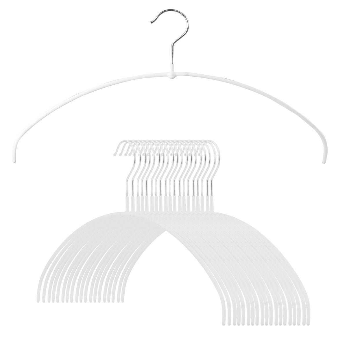 MAWA Euro Ultra Thin 40-PT Hanger, White