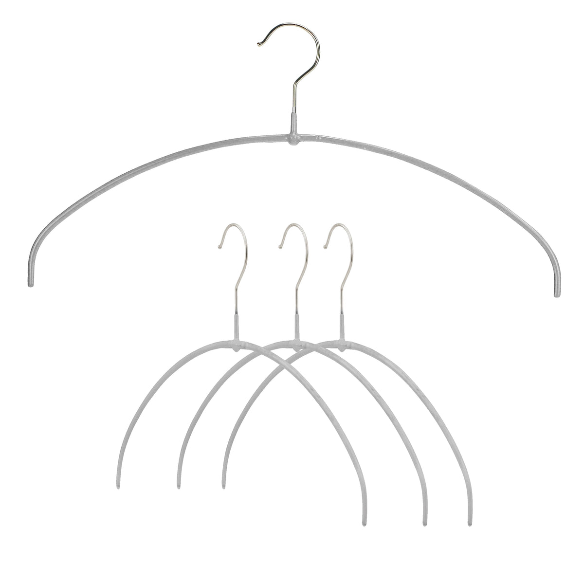 MAWA Euro Ultra Thin 40-PT Hanger, Silver