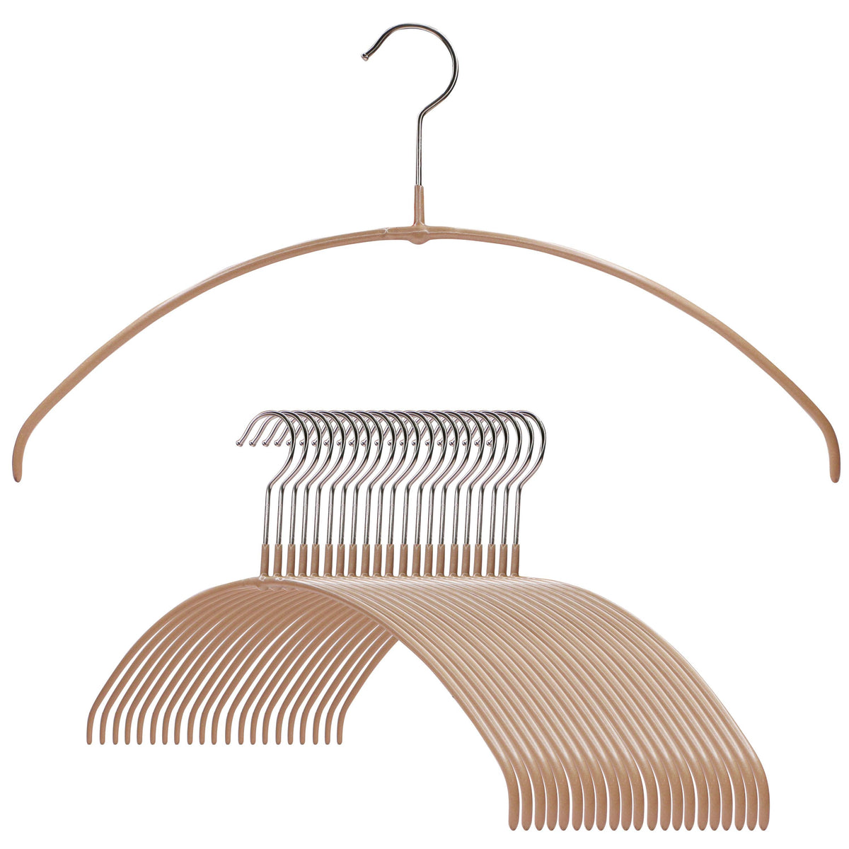MAWA Euro Ultra Thin 40-PT Hanger, Latte