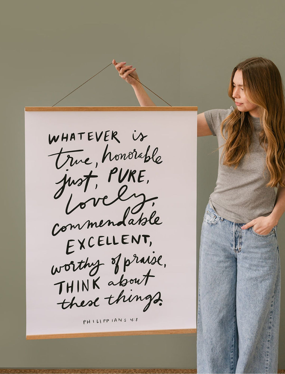 Large Poster: Whatever is true
