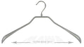MAWA BodyForm 46-L Extra Wide Hanger, Silver