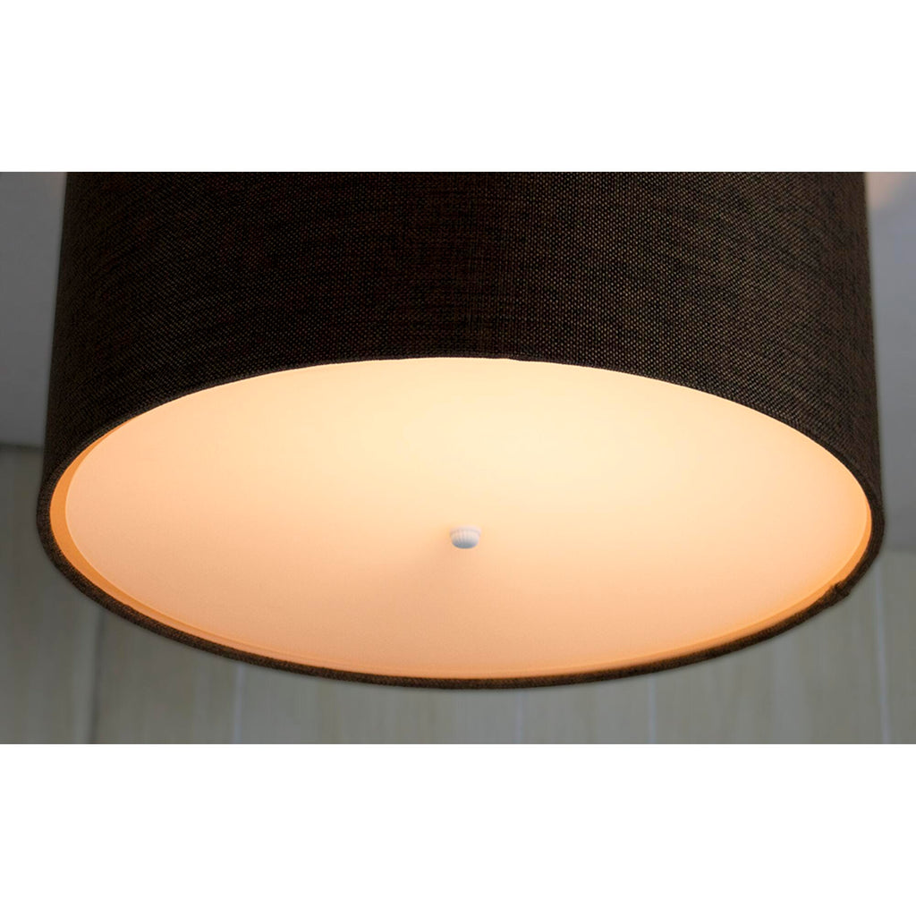 Home Concept Round Lamp Shade Diffuser, Translucent Frosted White, 13.5" Diameter