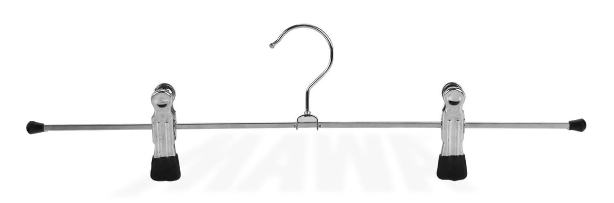 MAWA 15¾" Pant Hanger with Extra Large Clips, K-40DG, Black