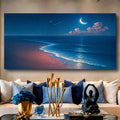 Beach Shoreline Coastal Canvas Wall Art V