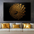 Winged Harmony Abstract Canvas Wall Art
