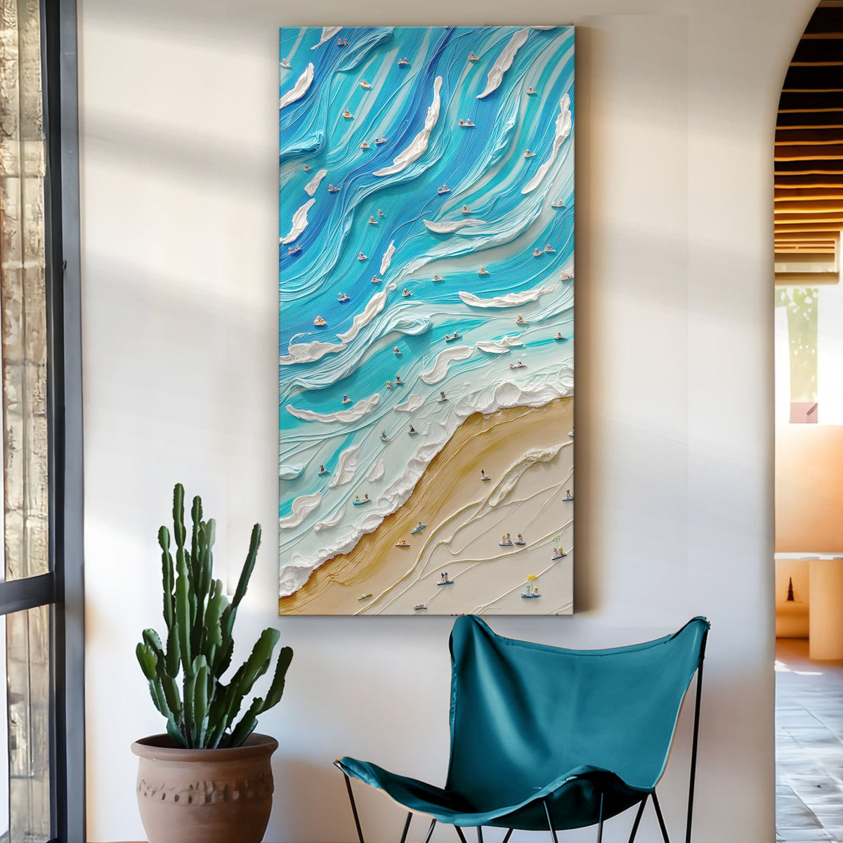 Beach Days Canvas Wall Art IV