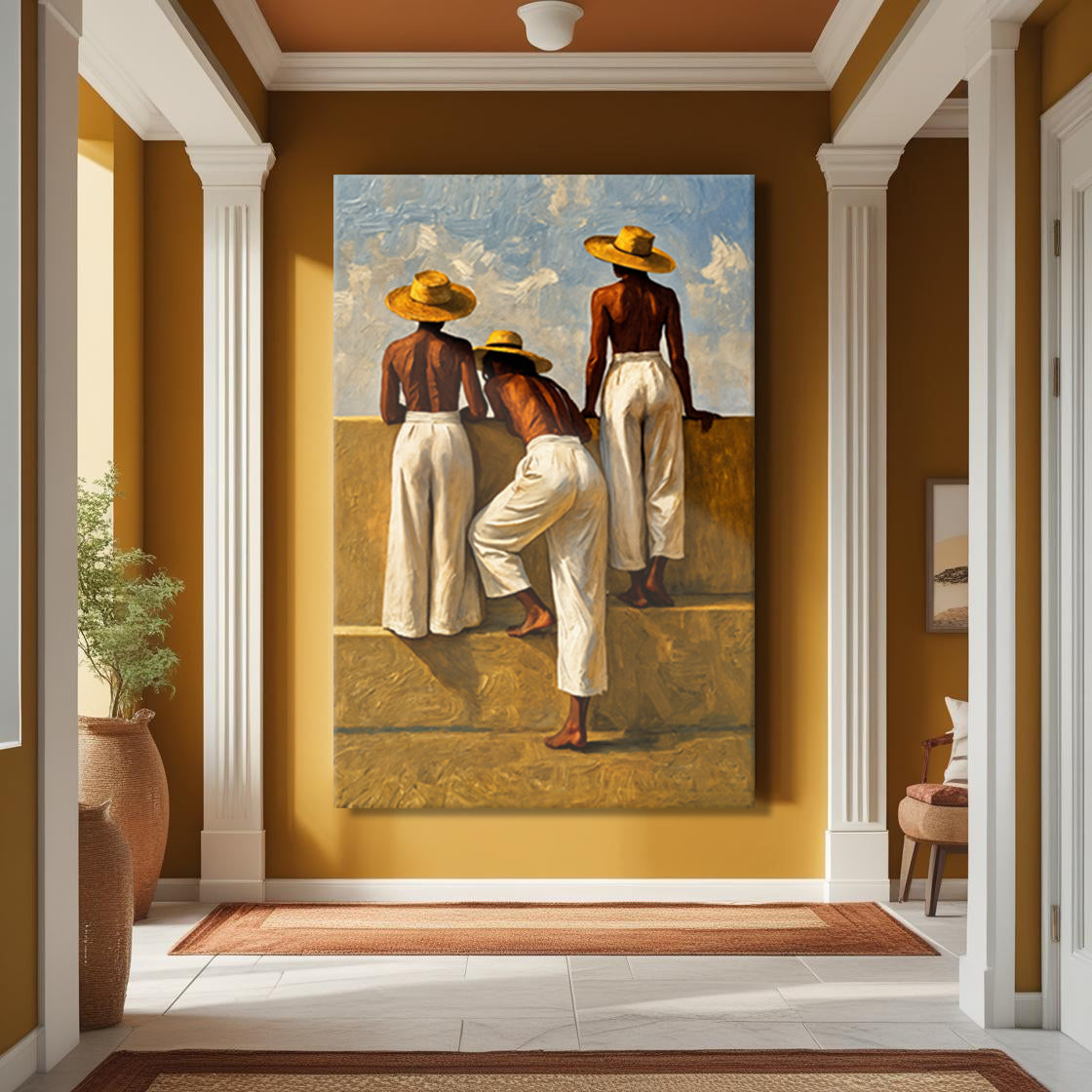 The Summer Watchers Canvas Wall Art