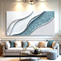 Lighter Waves Canvas Wall Art