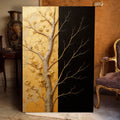 Golden Eclipse Canvas Wall Art