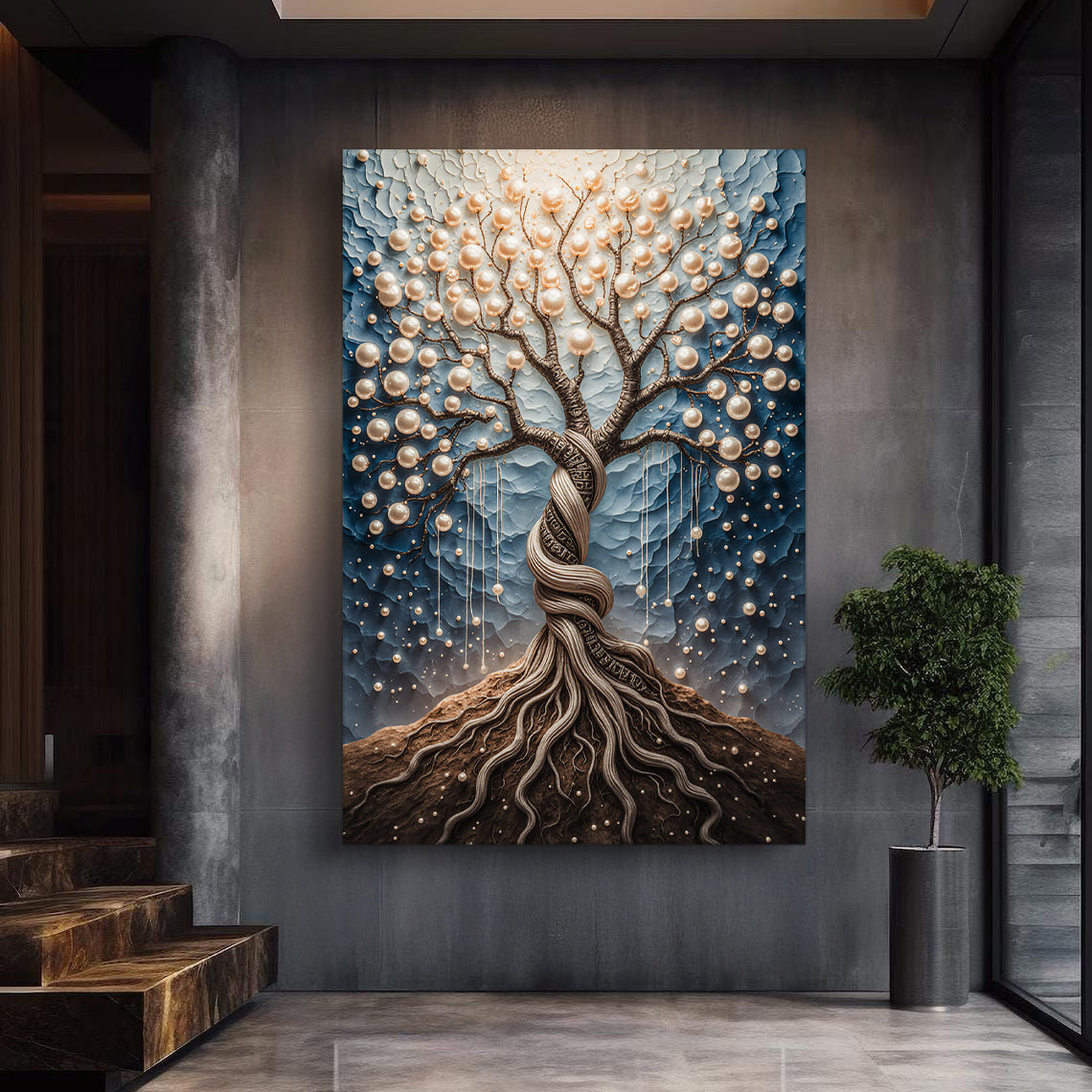 The Pearl Tree Canvas Wall Art